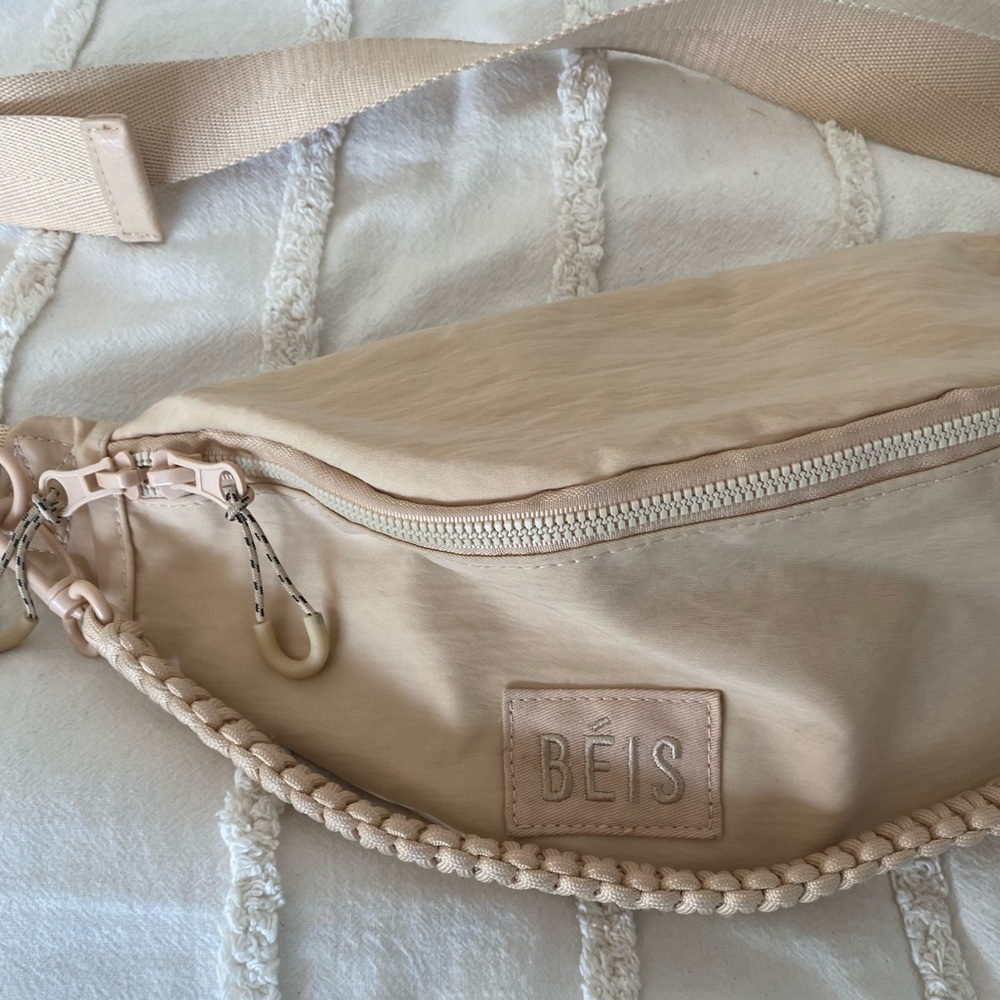 Beis Tan Crossbody Fanny Pack